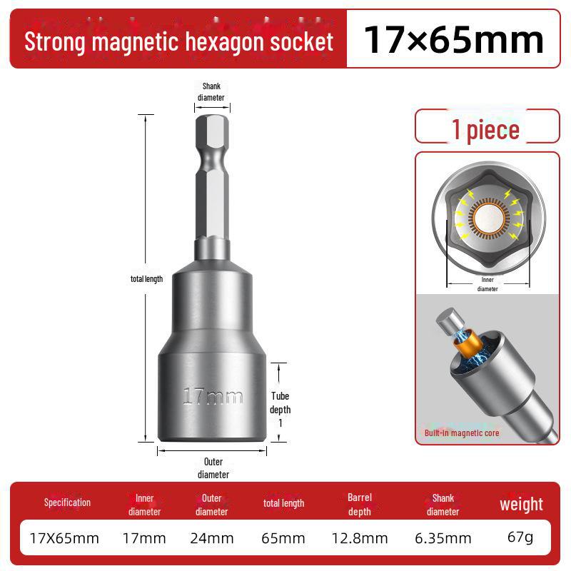 Dane Tools Magnetischer Inbusschlüssel und selbstschneidender Schraubendreher-Bohrersatz