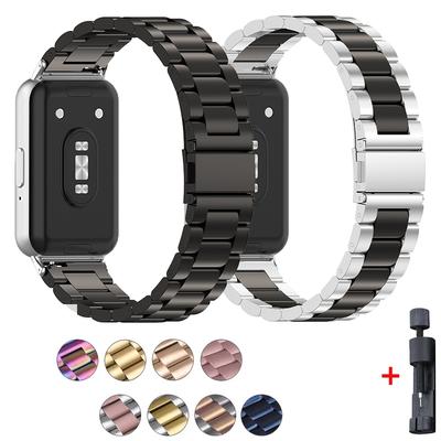 Pro Samsung Galaxy Fit 3 Nerezový kovový řemínek Náramek Náramek Pro Samsung Galaxy Fit3 SM-R390 Příslušenství