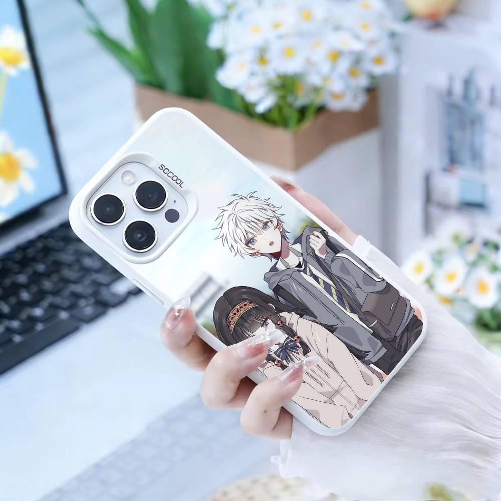 F-Killua Zoldyck H-Hunter X Hunter Phone Case For iPhone17, 16,15,14,13,12 Pro Max Black Candy Matte Shockproof Cover