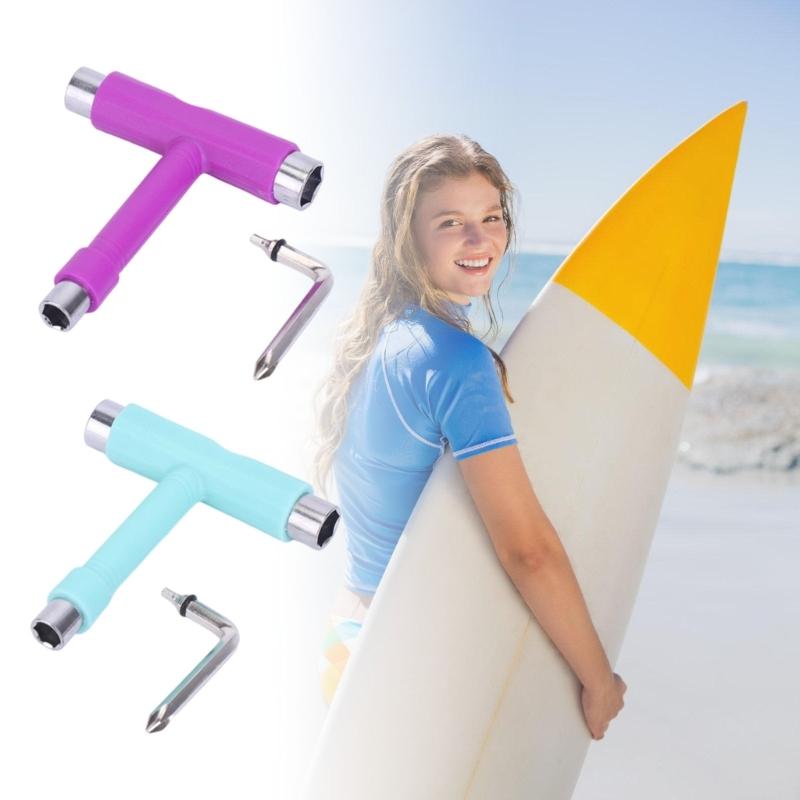 Skateboards Wheel Skate T Tool Electric Scooter Snowboard Wrench Adjusting Tool Long Board Wheel Skate Wrench Tool