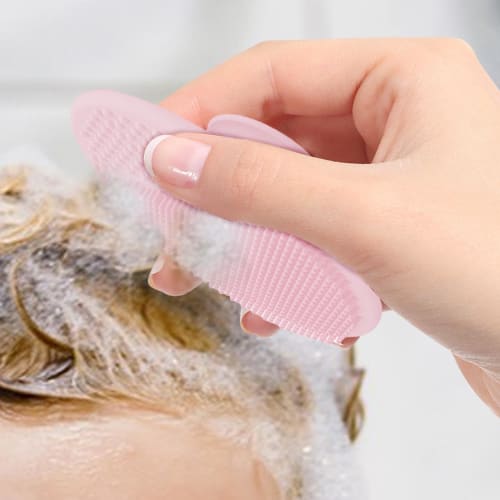 Silicone Baby Scrubber, Scalp Massager For Babies, Baby Hair Comb Brush, Baby Hair Washing Brush, Silicone Bath Scrubber, Baby Dry Skin Relief Brush,