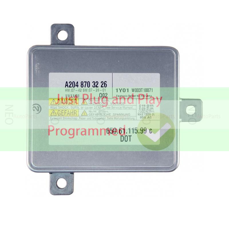 A2048703226 NEW Xenon Headlight Electronic HID Ballast Control Unit For Mercedes Benz W204 GLK 2008-10 OEM 2048703226