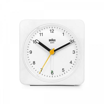 Braun Bc03w Klassischer Analoger Crescendo-Alarm Leise Öffentliche Tischuhr