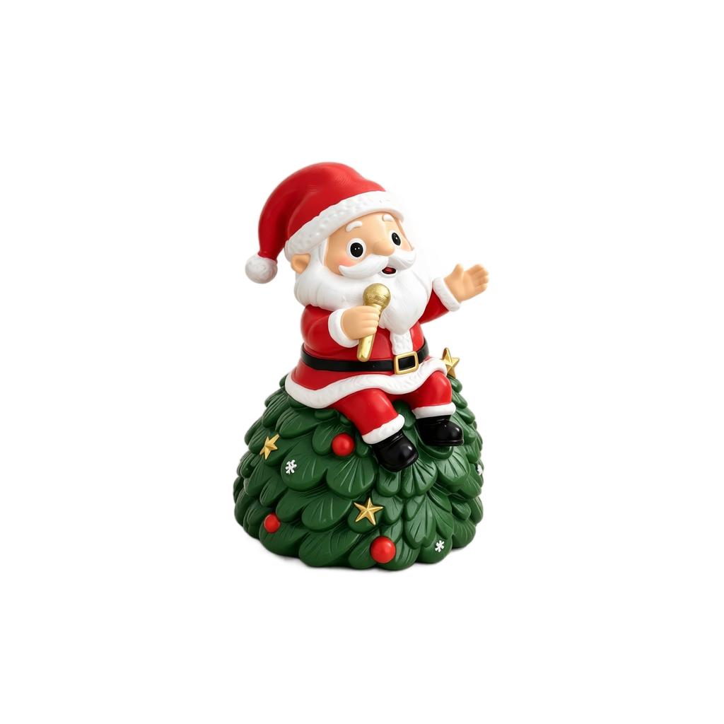 Musical Resin Figurine, Collectible Christmas Home Decor Tabletop Ornament