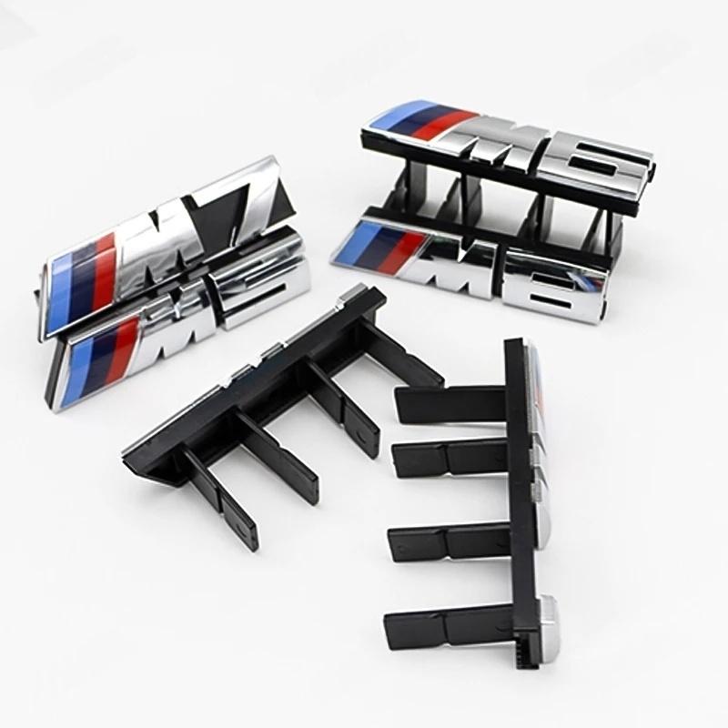 3D Car Front Grille Badge Emblem Buckle For BMW M Logo M1 M2 M3 M4 M5 M6 F39 F10 F30 G11 F48 G07 G86 G80 G60 E60 E46 G01 E84 E83 EZ5