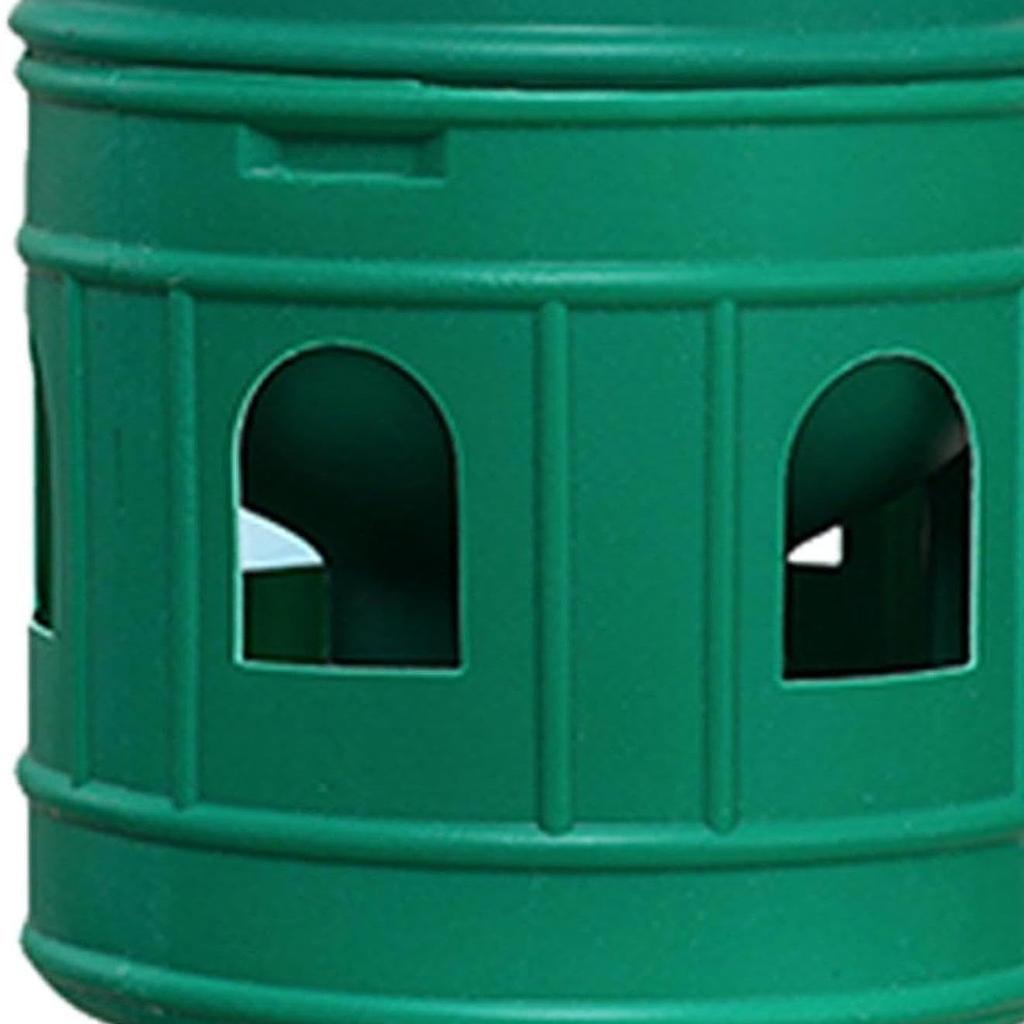 Bird Water Drinker Parakeet Chicken Dove Feeder with Hanging Handle Green 1L