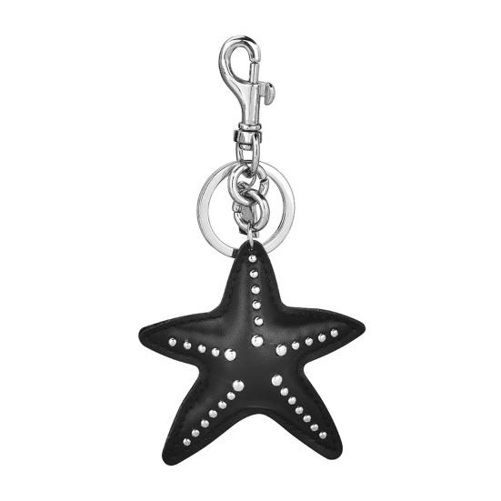 Keychain Pendant Hand-Stitched Rivets Imitation Leather Star Shape Lightweight Bag Charm Keys Suitcases Accessory