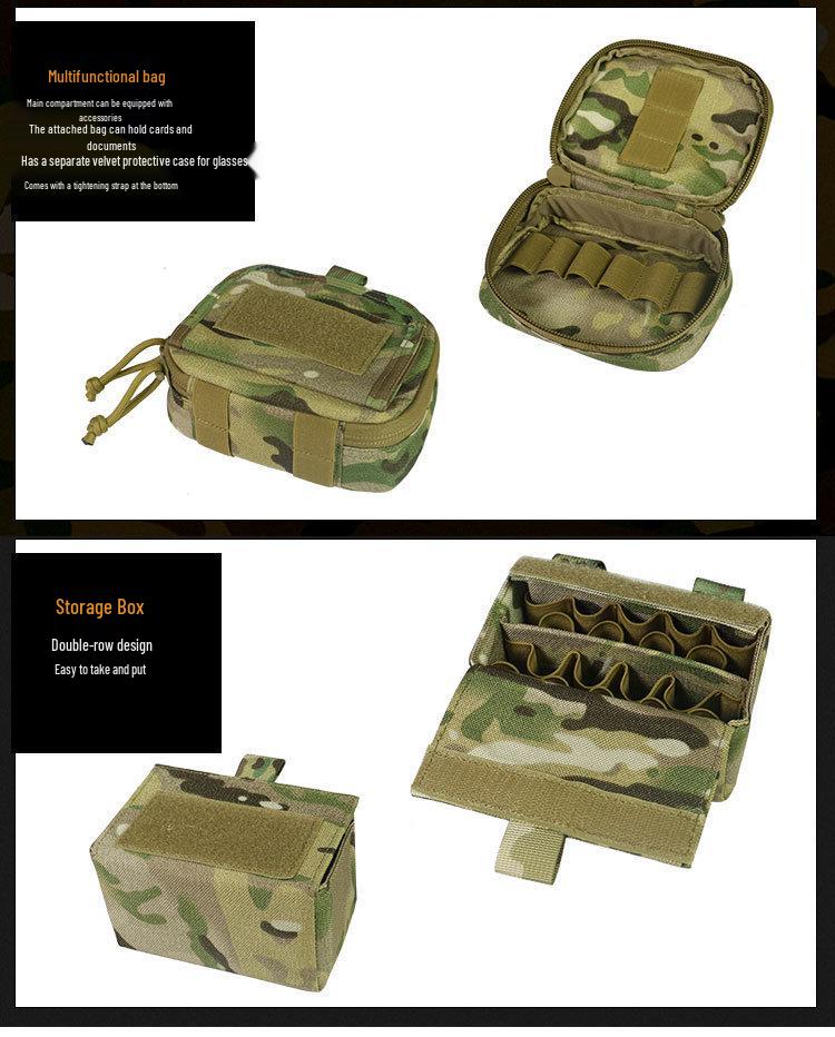 Multifunctional Tactical Molle Waist Belt - Padded Nylon for Outdoor Combat Training