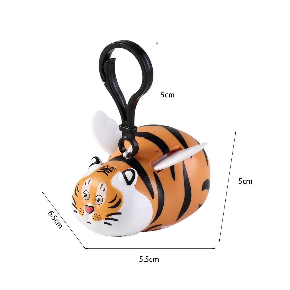 Cartoon Model Flying Tiger Keyring Flying Tiger Flying Tiger Pendant  New Year Gift