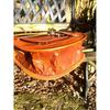 Medium Leather Saddle Bag, Retro Saddle Bag, 11x9 Brown Saddle, Back To the 70s Traditional Saddle Bag. Everybody Needs a Saddle To Love
