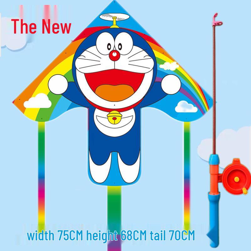 Weifang Traditional Handmade Fishing Rod Kite: Easy-to-Fly Outdoor Parent-Child Fun Kite for Adults & Children