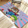 Anime D-Dr. S-Slump Floor Mat Soft Flannel Floor Mat  Suitable for Entryways, Living Rooms, Bedrooms, and Bathrooms