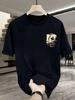 Herren Sommer Modisch Lässig Locker Kreatives Poker und Würfel Gedrucktes Sport Rundhals Kurzarm T-Shirt