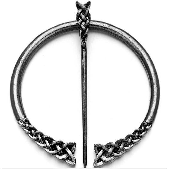 2025 Mode Vintage Broche Viking Brons Holle Riemgesp Spiraal Broche Mantelprikker Sluiting Broches Retro Middeleeuwse Noorse Sieraden