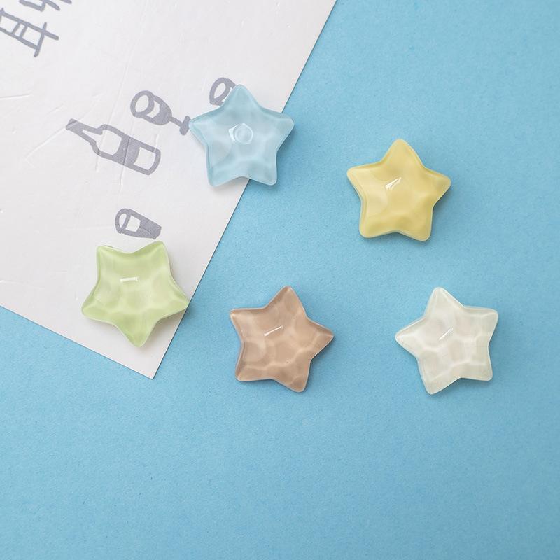 10pcs Mixed Colors Water Ripple Star Heart Shaped Fridge Magnet Home Decor Po Message Note Holder Refrigerator Magnets