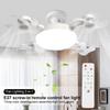 3 Speeds Fan Ceiling Fan Light 3 Colors Lamp Screw in Ceiling Fan Plug in Ceiling Fan  Garage