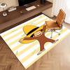 1pc Curious George Print Area Rug - Soft, Washable Non-Slip Indoor Mat, Living Room, Home Office Decorative Rug,Office Decorative
