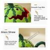 Heat Resistant Ceramic Watermelon Cup 500ml Capacity Coffee Mugs Cute Drinking Cup  Cafe