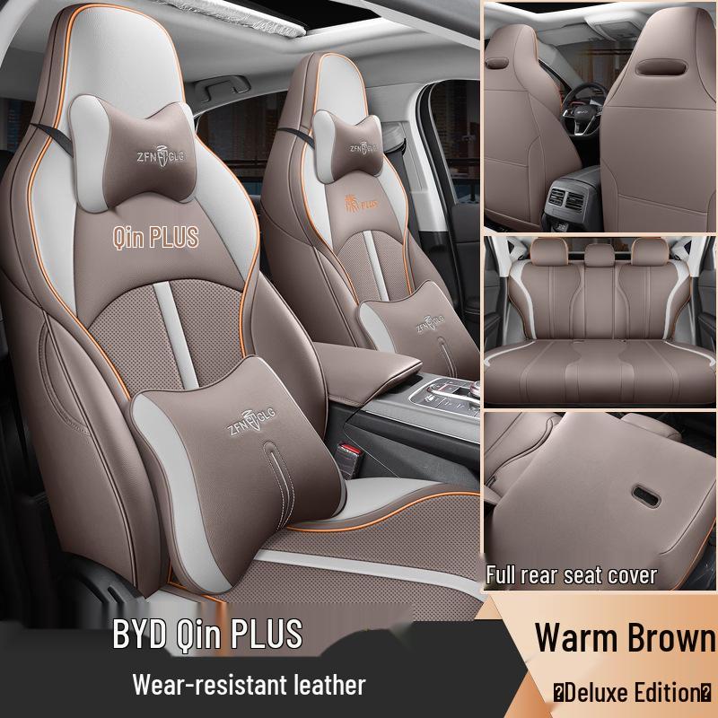 BYD Qin PLUS Dedicated Seat Cover: Four-Season Full Wrap DMi/EV Universal Cushion