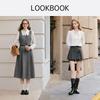 Xiangying Women's French Doll Collar White Shirt