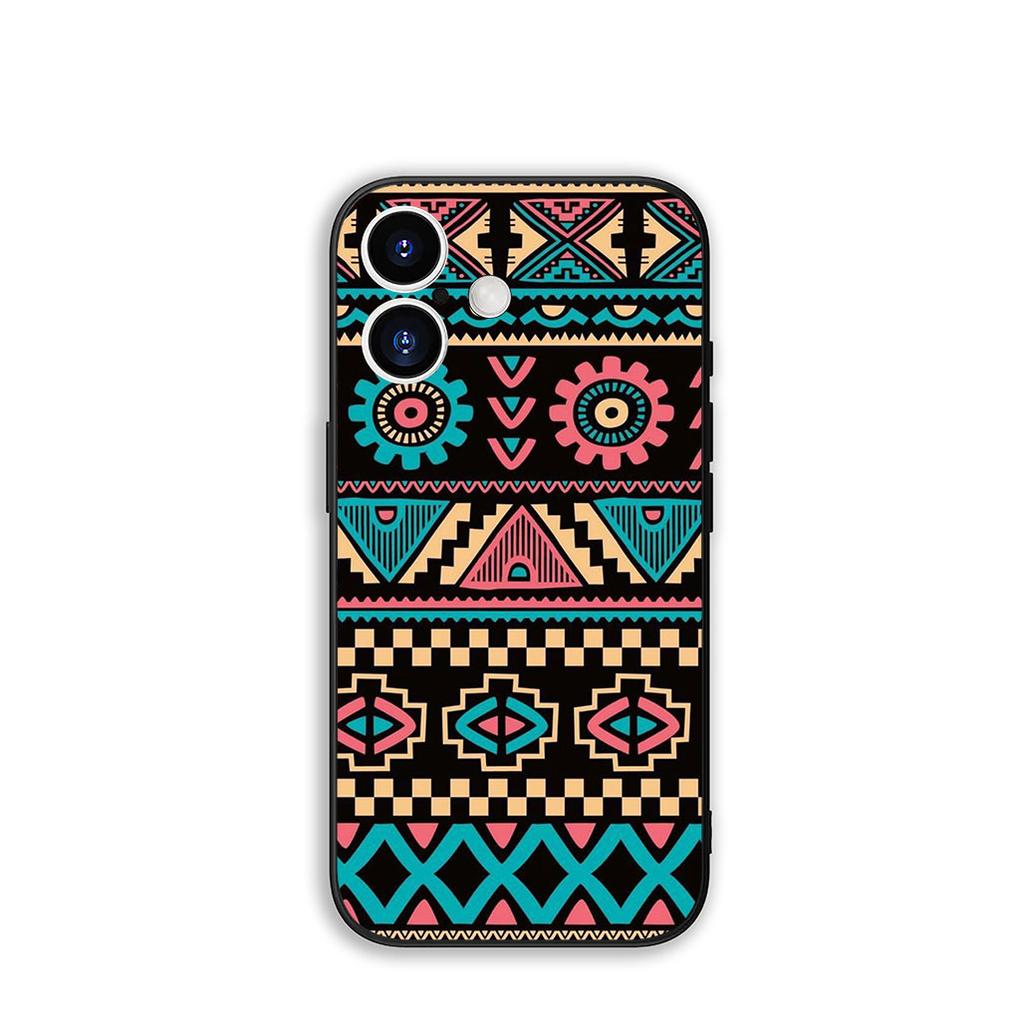 Phone Cover Print Design African Wax Casing for Apple iPhone 16 15 14 Plus 13 12 Mini 17 Pro Max + ProMax 16E Air 15+ Case