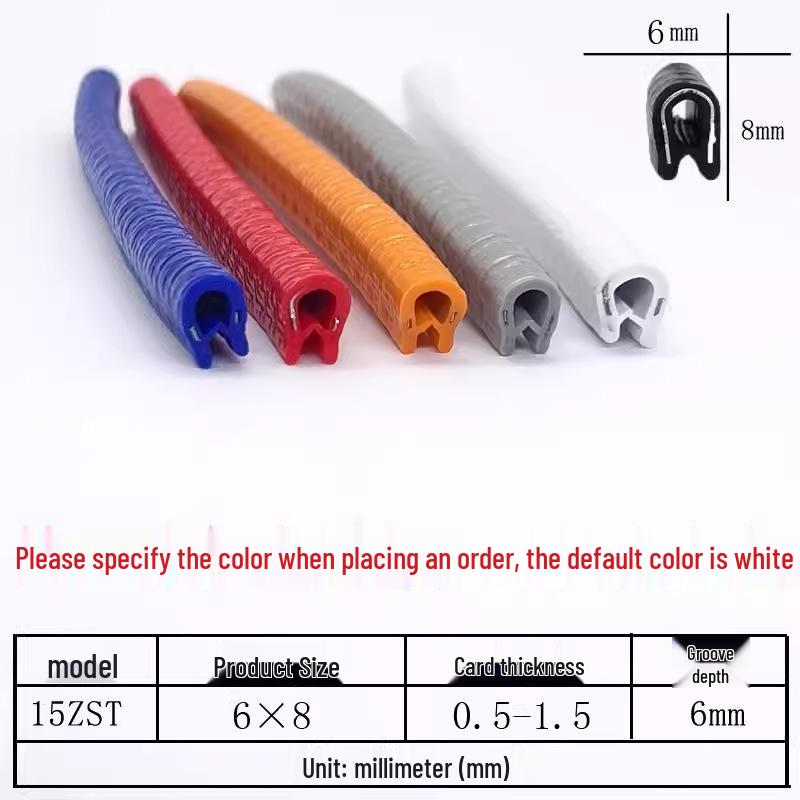 

U-образный резиновый защитный уплотнитель кромки со встроенным железным листом для механического листового металла и кабельного лотка из нержавеющей стали