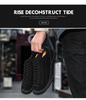 Chic Round Toe Hiking Shoes - Non-Slip, Low-Top Style for Women & Men