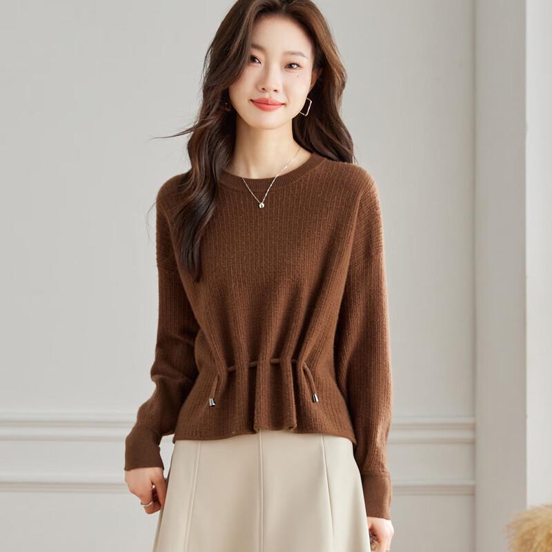 Srcr Women's 100% Wool Knit Sweater