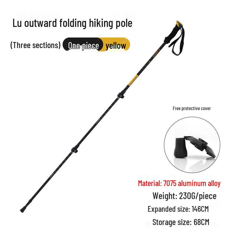 Genuine Abu Dah Ultralight 7075 Trekking Poles with External Lock for Hiking