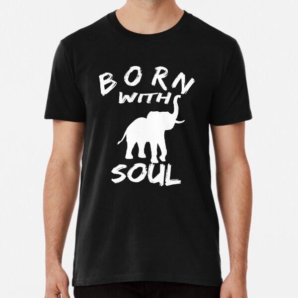 MIT ELEFANTENSEELE GEBOREN 2 T-Shirt S-5XL Bestes T-Shirt