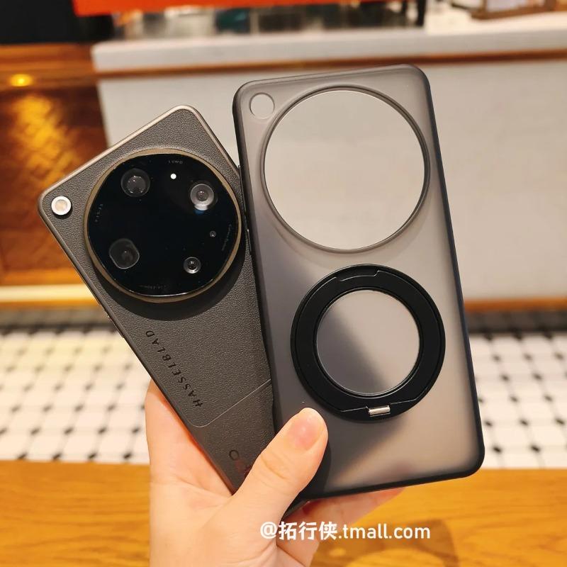 For OPPO Find X9 Ultra Case Fashion Magnetic 360° Ring For MagSafe Matte Transparent Acrylic Cover Lightweight Dustproof Bumper