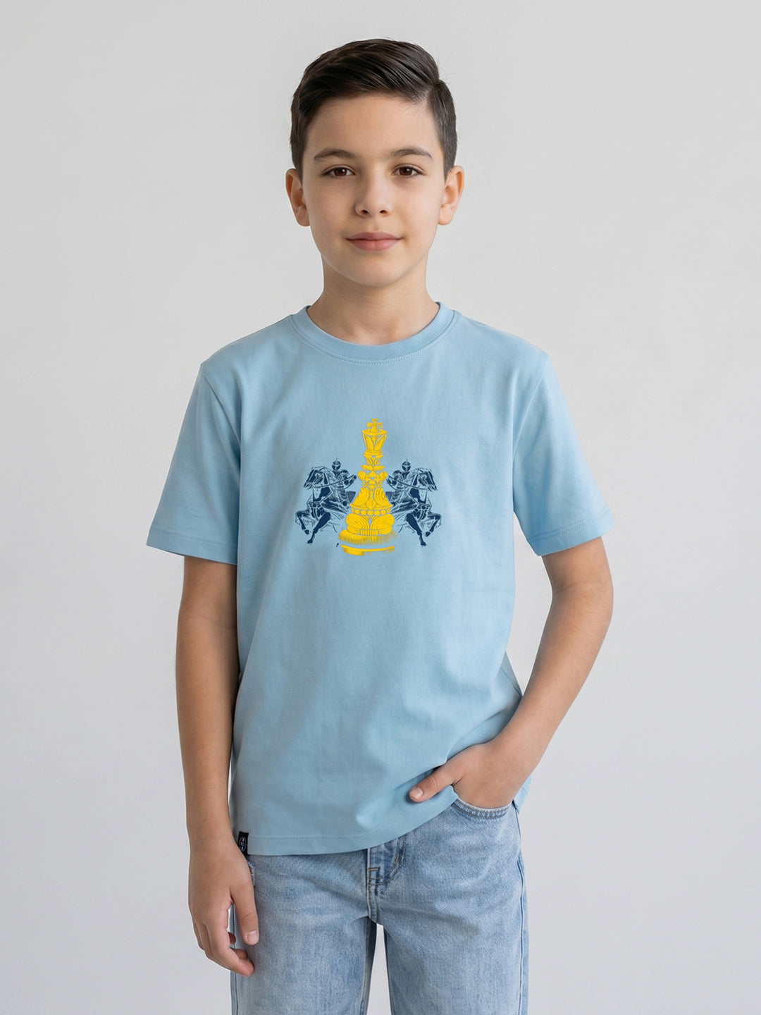Monte Carlo Boy Oversized Sky Tshirt 4-5 Years небо