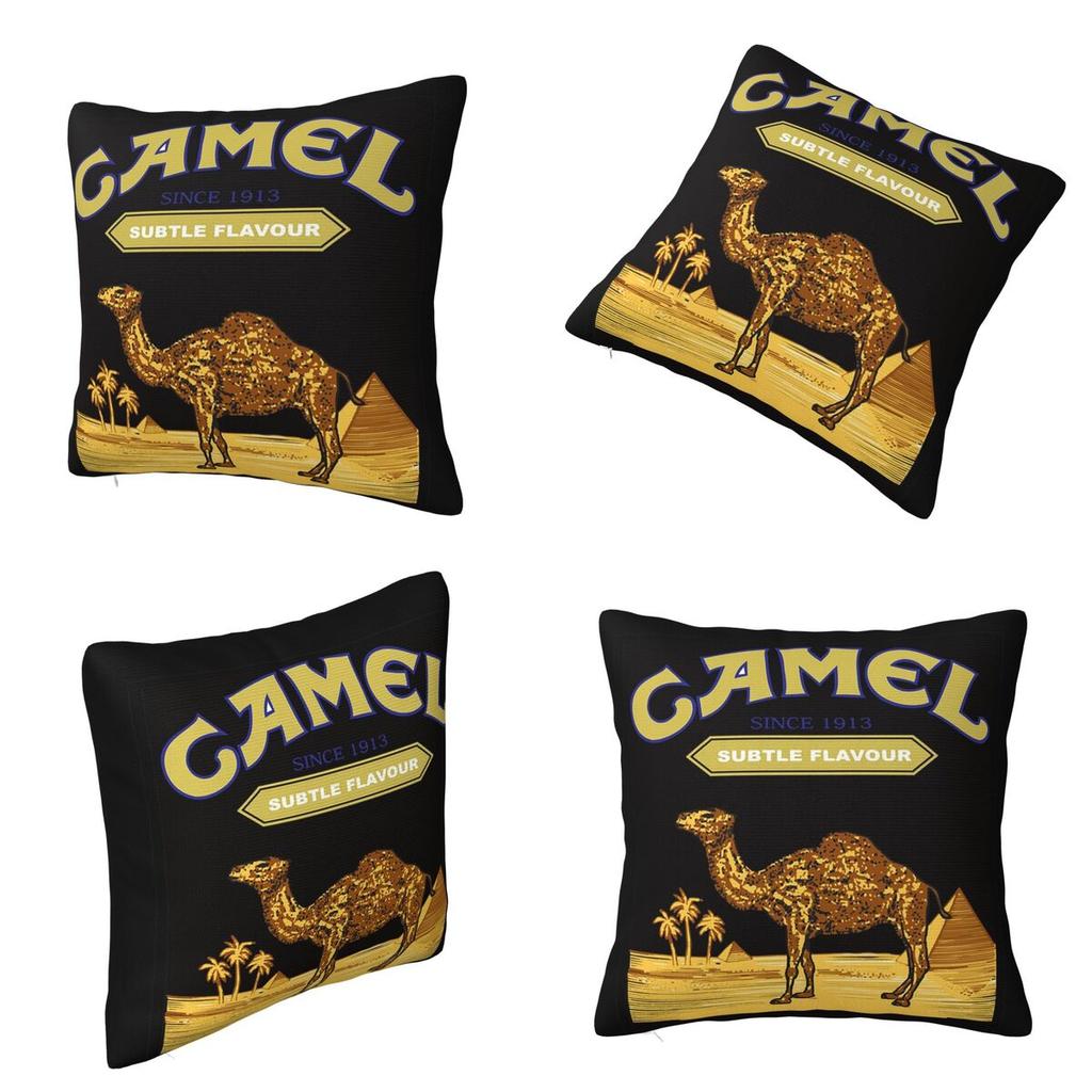 Federa Quadrata per Cuscino Camel Cigarettes Copricuscino Federa per Cuscino Copricuscino da Lancio per Casa Camera da Letto Auto