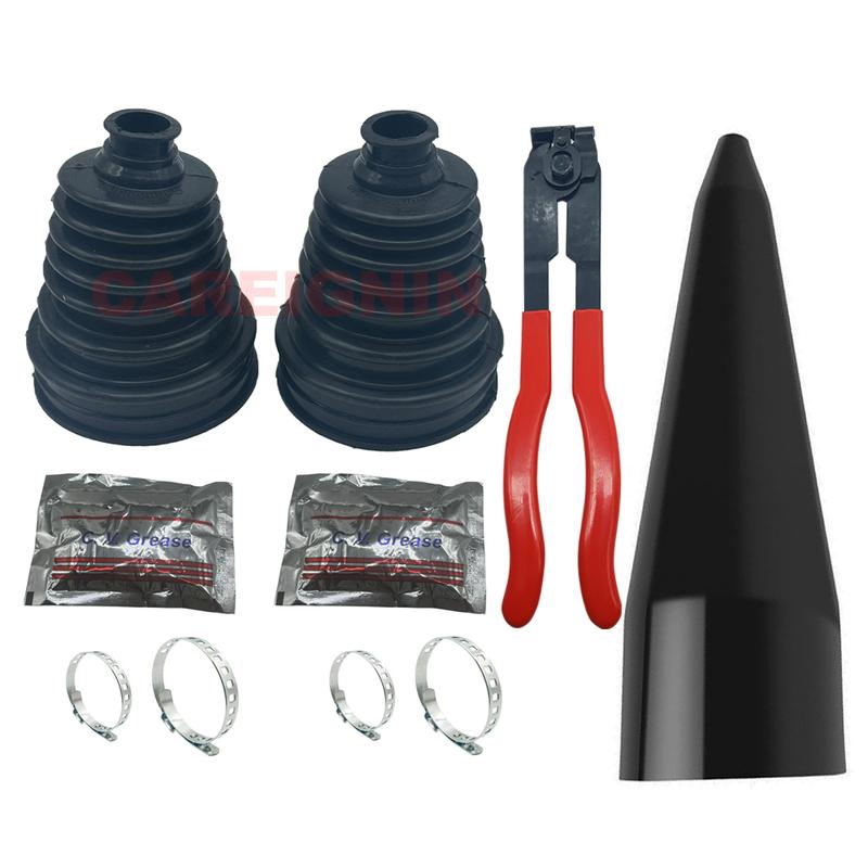 Universal CV Axle Boot Repair Kit Fits Shaft Size 19mm-24mm, CV Joint Boot Clamps,CV Boot Stretcher Installation Tool