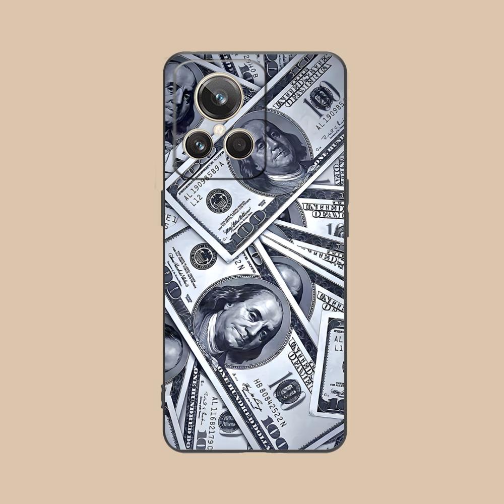 

USD Dollar Matte TPU Mobile Phone Case for Realme GT 8 Neo Pro C75 73 71 C67 65 C55 53 C35 31 C20 15 Colorful Cover realme C15