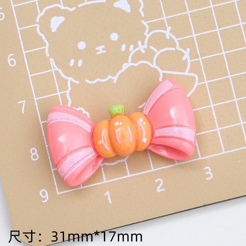 10Pcs New Cute Halloween Pumpkin Ghost Cat Series Flat Back Resin Cabochons Scrapbooking DIY Jewelry Craft Decoration Accessorie