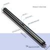 Electric Candle Lighter Arc Waterproof USB Rechargeable Lighter with Safety Button LED Battery Display for Home Kitchen