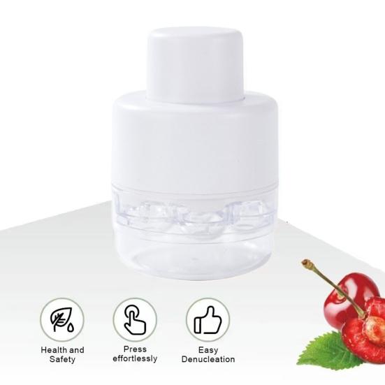 Cherry Pitter Tool 7-in-1 Cherry Stone Remover Portable Fruit Seeds