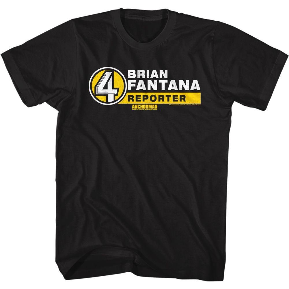 Anchorman - B. Fantana Name Tag - Short Sleeve - Adult - T-Shirt S