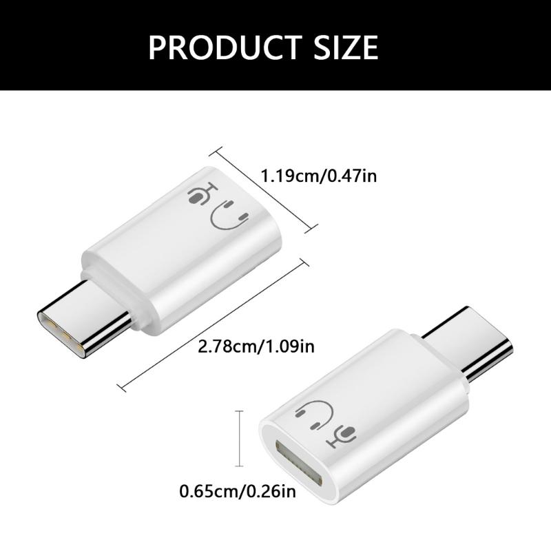 USB C Converters for Phone 15 16 Headphone Audios Adapter for Stable and Secure Connection for Home