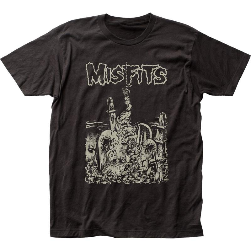 The Misfits Hate Breeders B W Mens T Shirt Rock N Roll Music Punk Classic Black