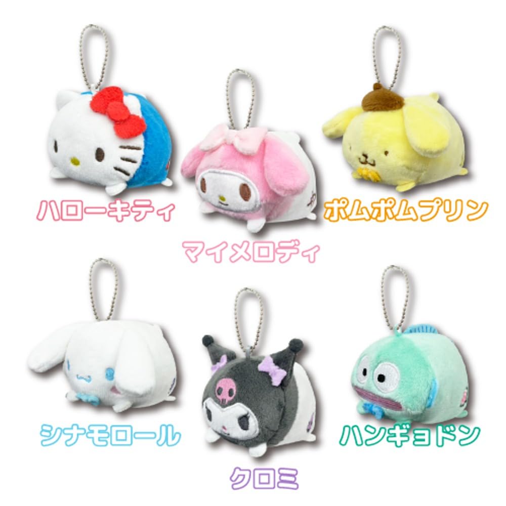 Hatayama Shoji Sanrio Mochimochi Lying Down Mascot Hello Kitty Approximately 8cm In Length 34202421