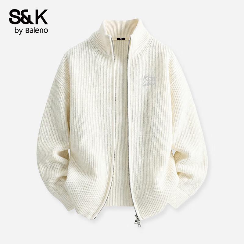 Baleno Men s Thermal Full-Zip Stand Collar Cardigan 2XL