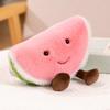 Cute Expression Fruit Doll Eggplant Banana Duck Pear Expression Doll Children's Plush Toy Grabbing Machine Doll Gift