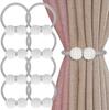 2PCS Pearl Magnetic CurtainClip Hanging Ball Buckle Curtain Holder Tie Back Buckle Clips Tie Back Curtain Decor Accessories