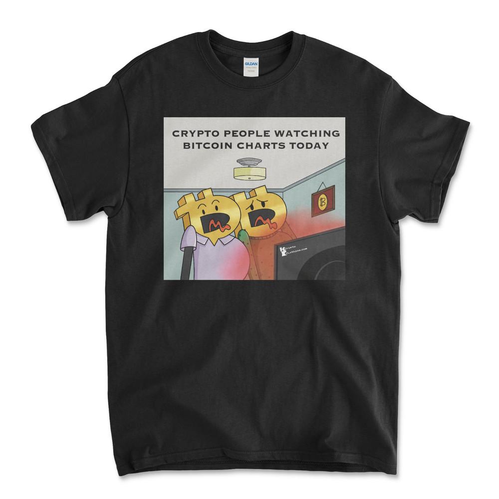 Bitcoin BTC Crypto Cryptocurrency Altcoin HODL Black T-Shirt UPC150 Unisex T-Shirt S
