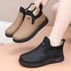 Chaussures d'hiver pour femmes, doublées de polaire, bottines chaudes et confortables, chaussures de mère décontractées à la mode, surface douce, semelle souple, bottes de neige plates