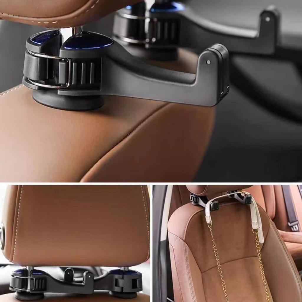Car Headrest Car Luggage Headrest Easy Car Mounting Car Headrest Luggage Hooks of Hooks, Hooks, Hooks, Clips, Hooks, (Set 2, Red)