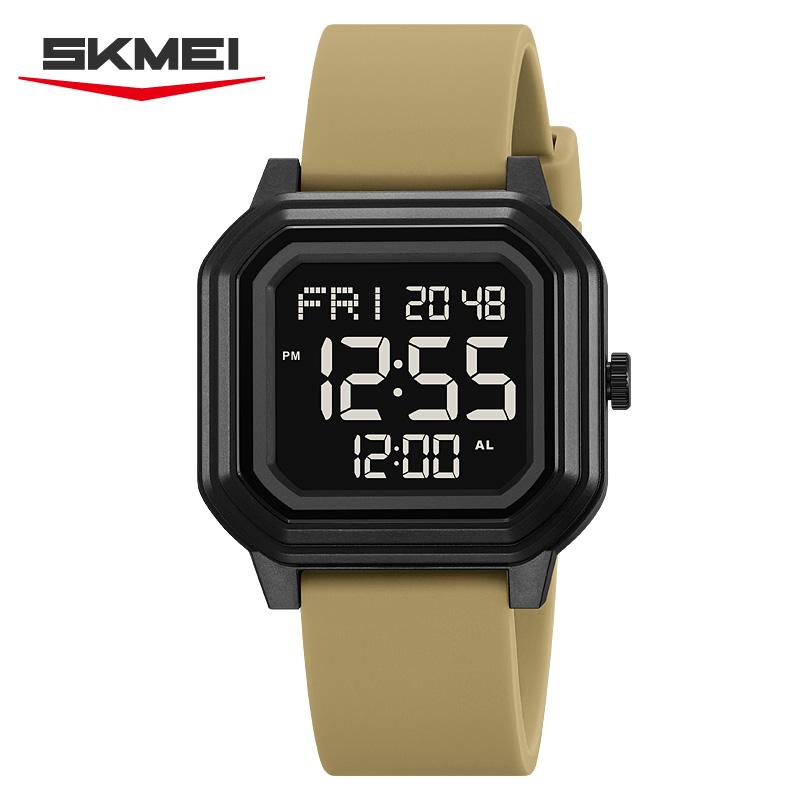 SKMEI 2558 Fashion Sports Men's Electronic Watch Multifunctional Countdown Digital Watch Student Luxury Clock Relgios Masculino