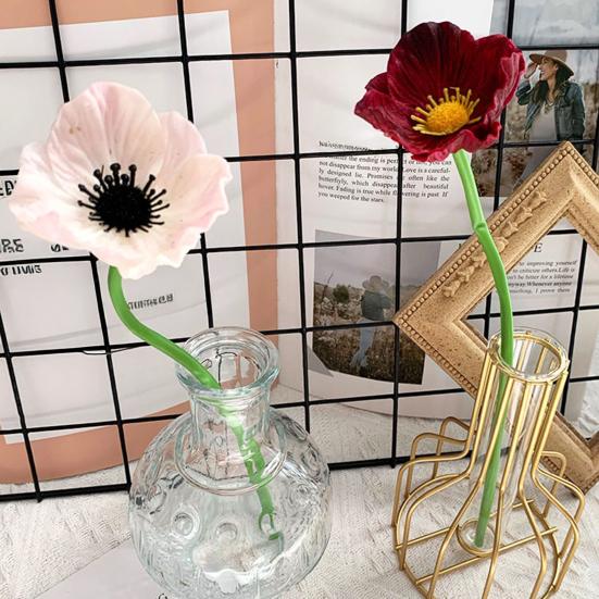 Künstliche Blume Fake PU Blumiger Stiel Real Touch Kunstseide Blumenstrauß für Hochzeitsfeier Dekoration Blumengestecke Haus Tischmittelstücke